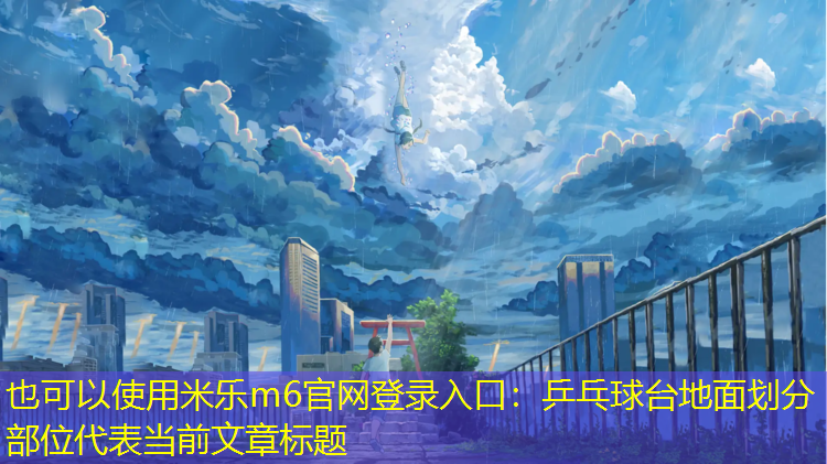 <strong>米樂(lè )m6官網(wǎng)登錄入口：乒乓球臺地面劃分部位</strong>
